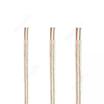 2pin Электрический провод 22 Калибр спикер провод Луженая Медь изолированный прозрачный ПВХ для дома акустическая система звуковая система s