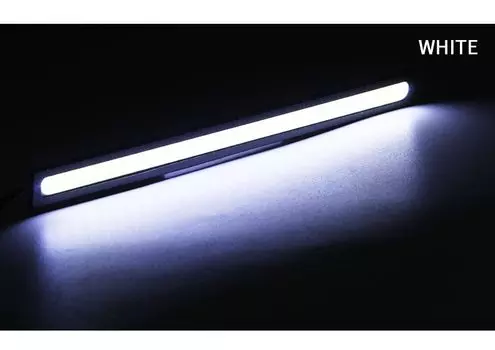 2шт 17 см Автомобильный светодиодный светильник, автомобильный головной светильник, декоративная лампа для мотоцикла, хвостовая полоса 12 В, ДХО Автомобильные дневные ходовые огни светильник, белый цвет Полоса света