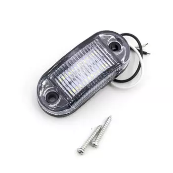 2ШТ 6 светодиодный Габаритный фонарь Автоматический Водонепроницаемый светодиодный боковой габаритный фонарь Задний фонарь прицепа для легкового автомобиля Грузовик 12V 24V Автомобильные аксессуары