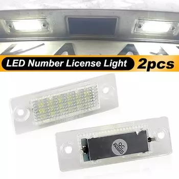 2шт светодиодная лампа освещения номерного знака 3B 5998026 Для VW Passat B5.5 B6 Caddy MK3 Golf Transporter T5 T6 Touran Jetta Syncro