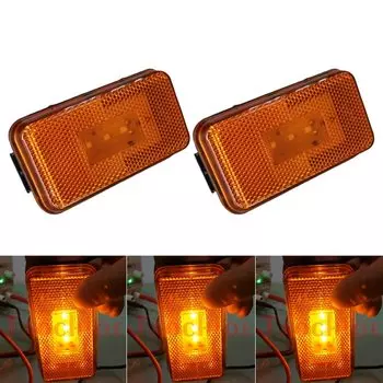 2шт светодиодный фонарь для грузовика Scania G P R серии 24В боковой габаритный фонарь OEM 1737413