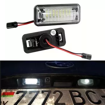 2шт светодиодный светильник номерного знака Canbus белый для Subaru Forester 2013-up, BRZ (DBA-ZC6),Impreza 2011-14, Legacy 2010-2014