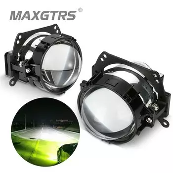 2x55 Вт 3,0 дюйма Bi-LED объектив фары линзы H4 H7 H1 9005 9006 проектор светодиодный дальний ближний свет лампы аксессуары модификация