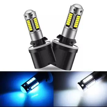 2x880 H27 Светодиодная лампа 30 4014smd Автомобильные противотуманные фары Дневные ходовые огни Автомобильные лампы супер яркие автомобильные лампы белого и синего цвета H27W2