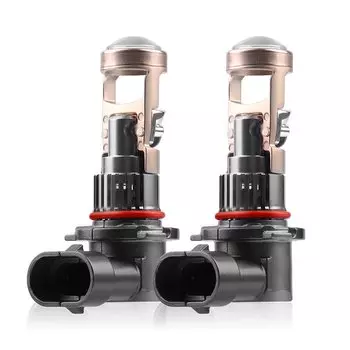 2x9005 9006 H11 H7 Мини-объектив проектора с отсекающей линией лампы проектора Canbus автомобильная лампа для фар Plug And Play 6000K 12V