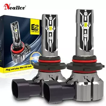 2x9005 HB3 HB4 9006 H10 CANBUS H8 Led Белый H7 H11 H4 Противотуманные фары HIR2 9012 Лампа автомобиля дальнего света для BMW Toyota Skoda Ford Lada