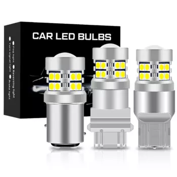 2x1156 BA15S P21W светодиодный BAU15S PY21W 1157 BAY15D P21/5W Bulb T20 7440 W21W T25 3157 7443 W21/5W, сигнал поворота, освещение DRL 12V 24V