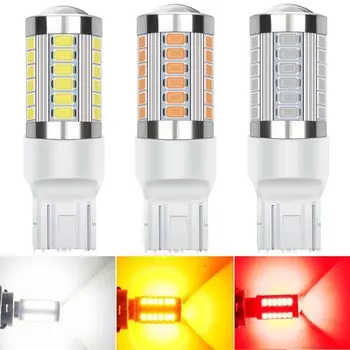 2x 1156 BA15S P21W LED T20 7443 P21/5W 3157 W21/5W 7506 Лампа заднего хода 5730SMD Для белого, красного, оранжевого, 6000K DRL НОВЫЙ 1157 12 В