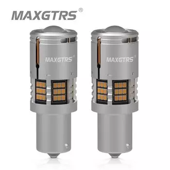 2x 23 Вт P21W LED CANBUS 2500 лм PY21W Безоблок BA15S T20 7440 W21W 1156 BAU15S Без Hyper Flash 12 В Поворотная лампа Супер яркая