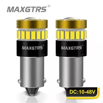 2x 24V T4W BA9S LED Blub BAX9S H21W BAY9S LED H6W H5W Светодиодный задний противотуманный фонарь красный белый автоматический парковочный фонарь заднего хода 6000K