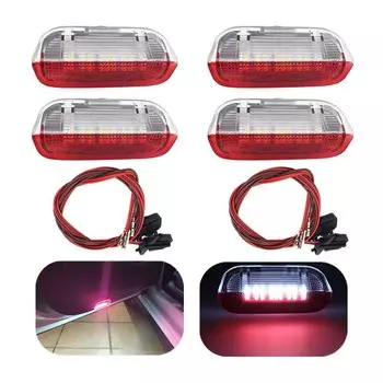 2x/4x сигнальные огни дверей автомобиля, лампы для проектора приветствия для VW Passat B6 B7 CC Golf 6 7 Jetta MK5 MK6 Tiguan Scirocco Superb EOS