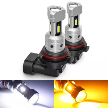 2x 9005 HB3 9006 HB4 1860 CSP Светодиодные противотуманные фары H4 H7 H11 H8 H9 H10 9145 H16 Автомобильные противотуманные фары Супер яркие янтарные светодиодные фары для автоматического вождения