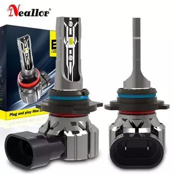 2X 9012 HIR2 9005 HIR2 H4 H7 H8 H9 H11 Светодиодные противотуманные фары дневного света DRL для BMW E46 E90 E60 E39 F10 F30 X5 E53 E87 6000k