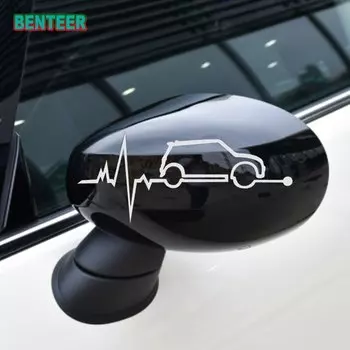 2X Автомобильная наклейка на зеркало заднего вида для MINI COOPER CLUBMAN COUNTRYMAN PEACEMAN R55 R56 R57 R58 R59 R60 F56 F54 F55 F57 F60