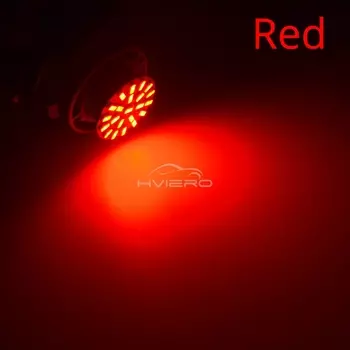 2X автомобильный номерной знак, стоп-сигнал поворота P21W 1157 1156 22SMD LED DC 12 В, автостоянка, резервный клиновой задний фонарь, лампа багажника, многоцветная