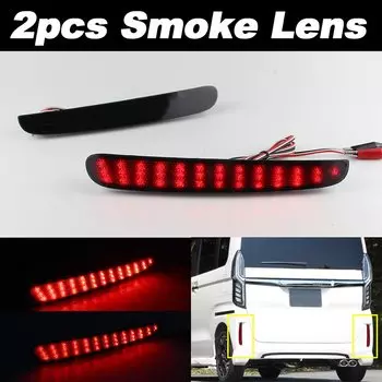 2X автомобильный светодиодный фонарь заднего бампера для Honda NBOX 2021-2024, задний противотуманный фонарь, сигнальная лампа для парковки, отражатель, задние фонари, автомобильные аксессуары