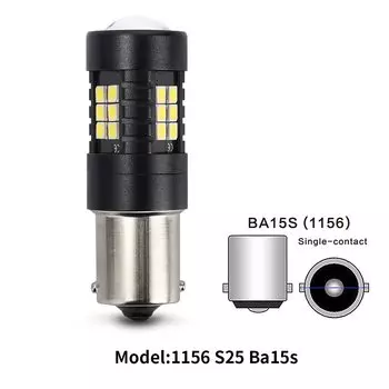 2X Автомобильный светодиодный светильник лампочки Canbus T20 7443 W21/5 Вт T25 3157 1156 BA15S 1157 P21/ 5 Вт BAY15D кантовочный автомат для лампы для автомобиля 12V Белый Янтарь автомобильные аксессуары