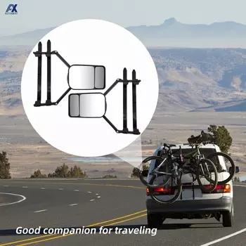 2X автомобильный удлинитель для автомобиля зеркало заднего вида с прицепом Зеркало Клип на регулируемый эвакуатор автомобиль внедорожник расширение двойная сторона вида боковое зеркало