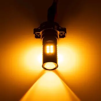 2x белые/желтые светодиодные противотуманные фары PSX24W 2504 для Dodge Grand Caravan 11-18 Challenger Nitro Charger Journey Avenger Caliber