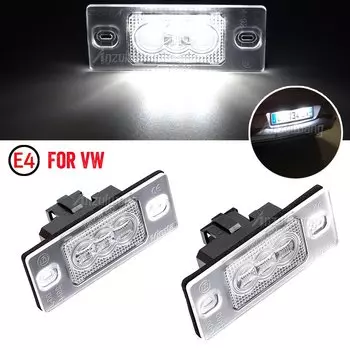 2x Белый 18SMD 12 В фотолампа для номерного знака для Porsche Cayenne 955 957 для VW Golf 5 Passat B5.5 5D Touareg Tiguan