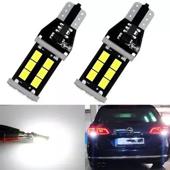 2x без ошибок W16W T15 Led 921 Автомобильные резервные лампы заднего хода для VW Passat B5 B6 B7 CC Golf 4 5 7 6 Touareg Polo MK7 Jetta MK6
