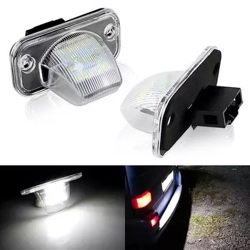 2x безошибочная лампа номерного знака SMD для VW Passat B5 B6, светодиодная лампа номерного знака для VW Transporter T4 Passat 1990-2003
