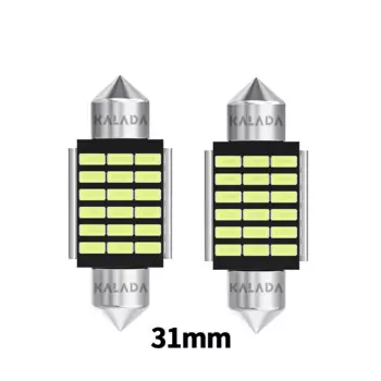 2x C10W C5W Светодиодные лампы Canbus 3014 SMD Festoon 31 мм 36 мм 39 мм 42 мм для автомобилей Лампа номерного знака Внутренняя купольная лампа для чтения Белый