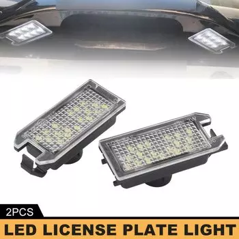 2X Canbus 18LED светильник ка номерного знака для 14-20 Jeep Grand Cherokee WK2 14-17 Compass Patriot 2015-2017 Dodge Viper 13-17