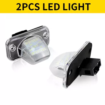 2X CANBUS белый светодиодный светильник номерного знака для VW Transporter T4 Multivan Caravelle MK4 Eurovan Passat Jetta автомобильные аксессуары