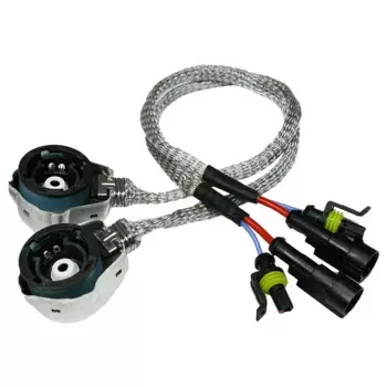 2X D2S/D4S HID адаптеры для ксеноновых ламп жгут проводов разъем кабельная розетка