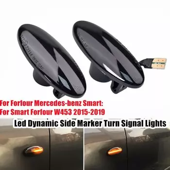 2x динамический Светодиодный Боковой габаритный фонарь течет поворотов светильник боковой фонарь-повторитель 12V Панель лампа для NISSAN Micra Note Qashqai J10 X-Trail