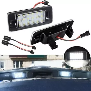 2x для Cadillac Escalade / Escalade ESV 2015 2016 2017 2018 2019 2020 Canbus светодиодные лампы для номерного знака, стояночные огни, белые