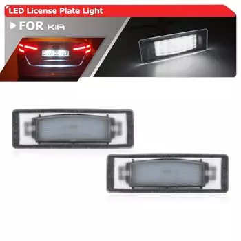2x для Kia Optima K5 2006 2007 2008 2009 2010 2011 2012 2013 2014 2015 SMD светодиодные подсветки номерного знака Canbus без ошибок