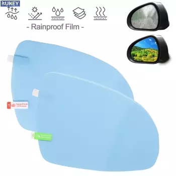 2x для Kia SPORTAGE QL 2016 2018 2019, зеркало заднего вида, стекло, противотуманное, блики, наружная зеркальная пленка, непромокаемая крышка, козырек от дождя