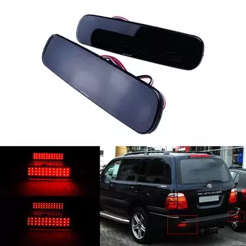 2x для LEXUS LX470 Toyota Land Cruiser, отражатель бампера, светодиодный задний стоп светильник 1998-2007