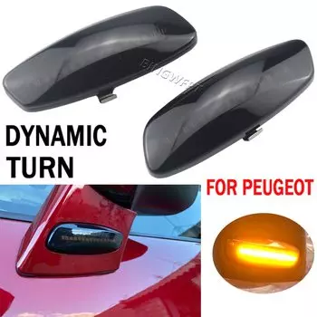 2X для Peugeot RCZ 2010-2019 для Peugeot 3008 5008-2009 светодиодный динамический сигнал поворота