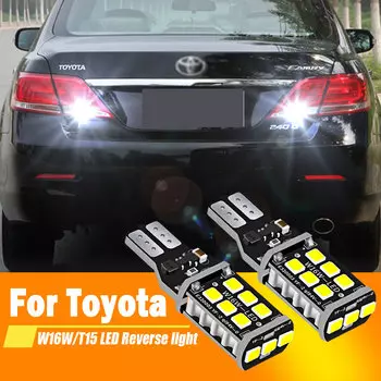 2x для Toyota Camry 2002 2003 2004 2005 2006 2007 2008 2009 2010 2011-2018 светодиодный фонарь заднего хода W16W T15 921 Canbus белый