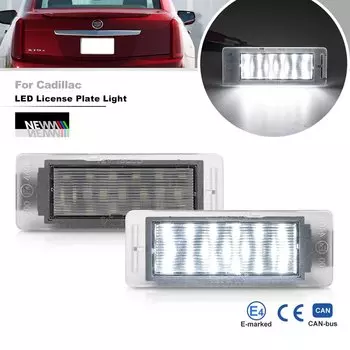 2x фонарь для номерного знака для Cadillac CTS 2011-2018 ELR 2014-2016 SRX 2010-2016 XTS 2013-2018