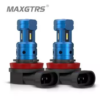 2X H11 Светодиодный противотумансветильник ры H8 H9 H16 JP 9005 светодиодный LED CSP 9006 k белый/6000k золотисто-желтый 12 В DRL Автомобильные дневные ходовые Автомобильные фары