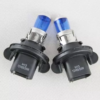 2X H13 9008 12 В 55 Вт супер яркие белые галогенные лампы головного света авто
