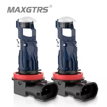 2x H7 H8 H11 LHD/RHD светодиодные фары с мини-объективом 9005/9006 HB3 HB4 Автоматическая лампа ближнего света Canbus для автомобиля/двигателя 12 В 110 Вт 28000L