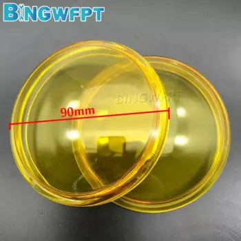 2X круглый диаметр 90 мм противотуманные фары для Suzuki SX4 Grand Vitara Alto Swift Splash Jimny желтое противотуманное стекло закаленное стекло