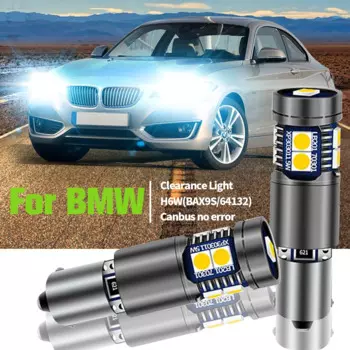 2x светодиодные габаритные огни H6W BAX9S 64132 Canbus для BMW 1-Series F20 F21 2-Series F23 F22 F87 F30 F80 F34 F31 X5 E53