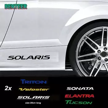 2x наклейки на кузов автомобиля для Hyundai TUCSON Elantra SONATA SOLARIS VEOSTER TRITON