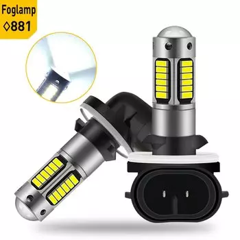 2X НОВЫЕ автомобильные противотуманные фары H27 светодиодные 880 881 H1 H3 Сменные светодиодные лампы для автомобильных противотуманных фар дальнего света белый 6000k 30SMD 4014SMD