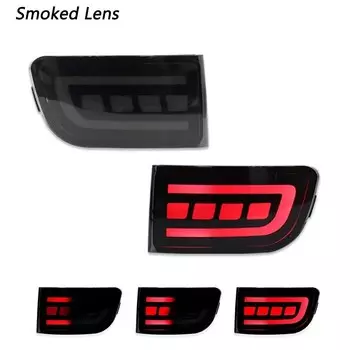 2x отражатели автомобильного бампера для Toyota Land Cruiser Prado LC120 Fj120/для Toyota 4Runner, задняя противотуманная фара заднего/тормоза, указатель поворота