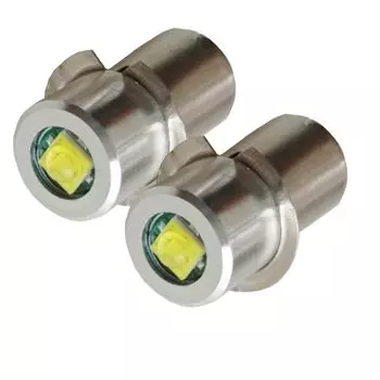 2X P13.5S Base светодиодный обновленная лампа для Maglite комплект для преобразования лампочек для C/D фонариков фонарь 3 в-24 В постоянного тока 3 в 4,5 в 6 в 18 в