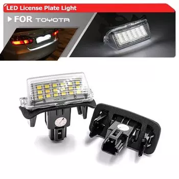 2x подходит для Toyota Yaris/Vitz Camry Corolla Prius C Ractis Verso S SMD, CAN-шина, светодиод номерной знак лампа для авто 81270-0D120