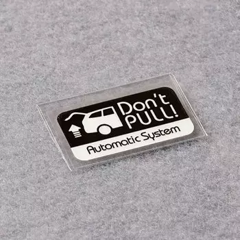 2x Sistem Otomatis Peringatan Pita Vinil Hiasan Mobil Evro Tarik Stiker Pintu Kend Gracias Otomatis 4CM