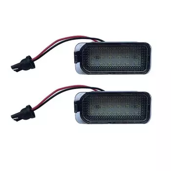 2x светодиодная подсветка для номерного знака Canbus для Ford Escape Ranger Explorer Grand C-MAX B-Max Focus MK2 MK3 Fiesta Kuga Mondeo MK4 5